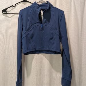 NWT Lululemon Define Cropped Half Zip Luon